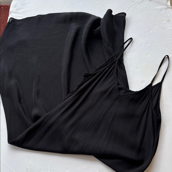 Vintage 90’s April Cornell Milkmaid Fairy Cocquette Midi Dress Medium Goth Black - Picture 14 of 17